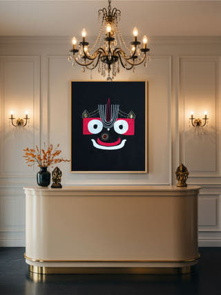Lord Jagannath Wall Art | Unframed