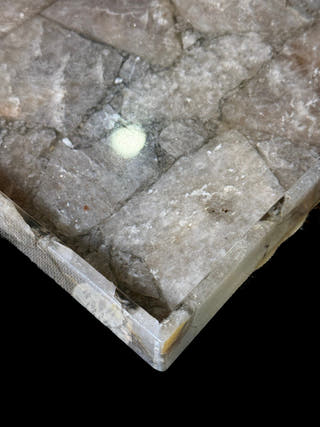 Smokey Quartz Square Tray Luxurious Natural Stone Decor