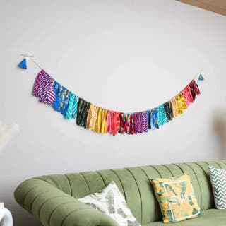 Rainbow Banner Garland Pack Of 2 Use Me Works
