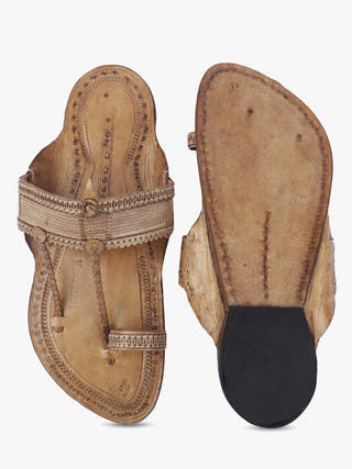 Authentic Kapshi Men Kolhapuri Chappal