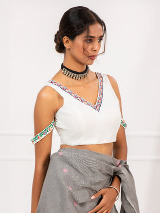 BerryBlush Handpainted Blouse