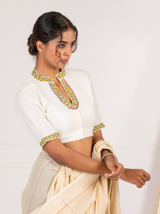 MayurAngan Handpainted Blouse