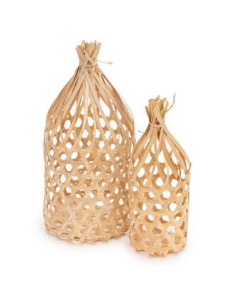Lunara Handcrafted Bamboo Basket - Medium