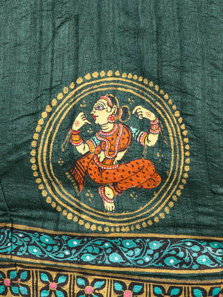 Lekhini Handpainted Silk Blouse