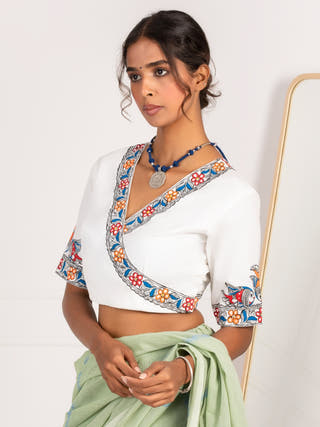Neeranjali Handpainted Blouse