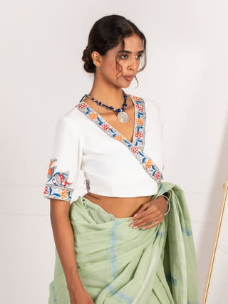 Neeranjali Handpainted Blouse