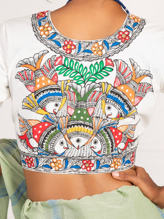 Neeranjali Handpainted Blouse