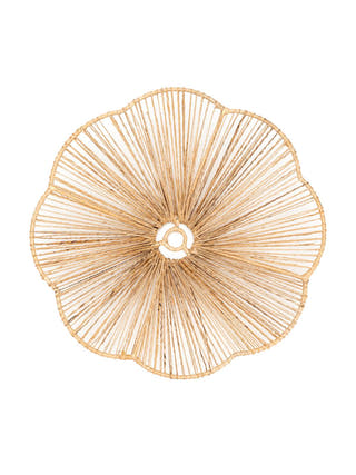 Petal handcrafted Banana Bark Lampshade