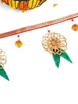 Pushp Handcrafted Banana & Bamboo Toran