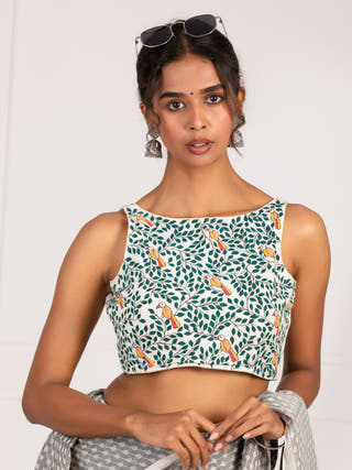 Son - Chidiyaa Hand Painted Blouse