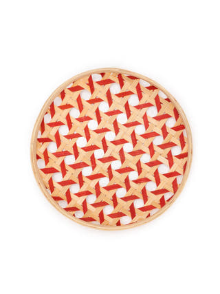 Kivo Handcrafted Bamboo Wall Plate