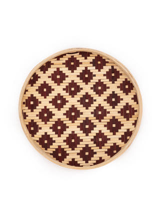 Elda Handcrafted Bamboo Wall Plate