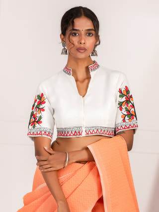 Under the Canopy Handpainted Blouse