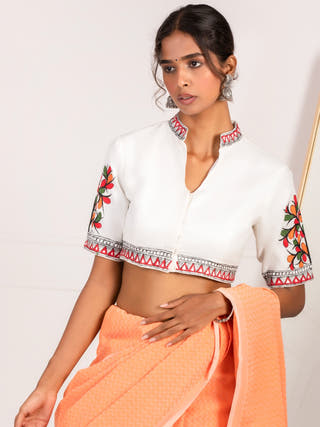 Under the Canopy Handpainted Blouse