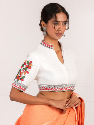 Under the Canopy Handpainted Blouse