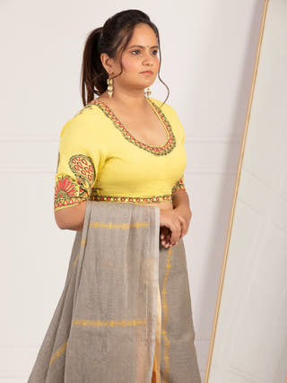 Vanamayuri Handpainted Blouse