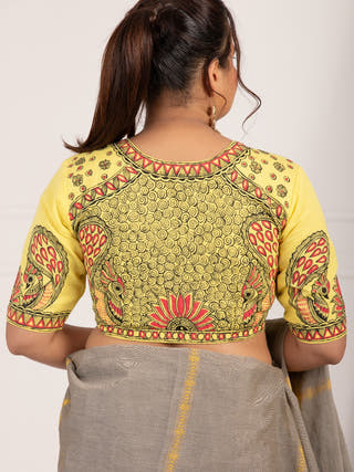 Vanamayuri Handpainted Blouse