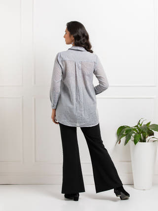 Binodini Hand Woven Cotton Check Shirt