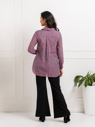 Damini Hand Woven Cotton Check Shirt