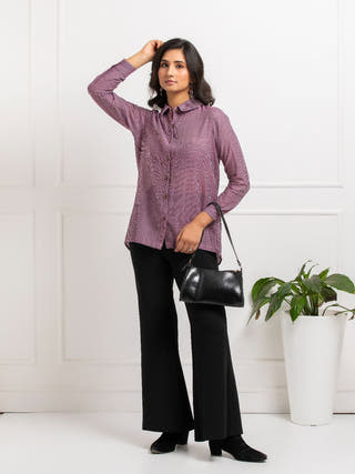 Damini Hand Woven Cotton Check Shirt