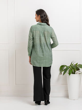 Asha Hand Woven Cotton Check Shirt