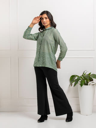 Asha Hand Woven Cotton Check Shirt