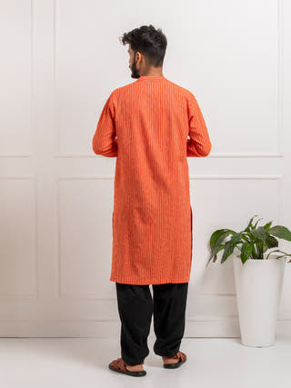 Kamal Hand Spun Hand Woven Cotton Men's Kurta