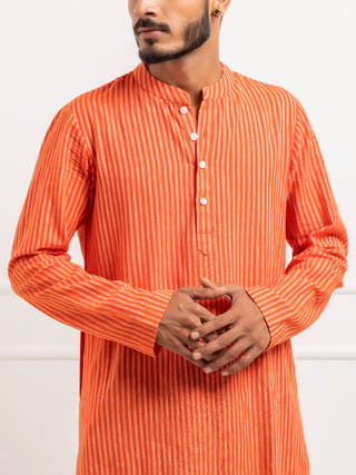 Kamal Hand Spun Hand Woven Cotton Men's Kurta