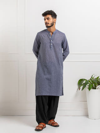 Govinda Hand Woven Cotton Men's Kurta