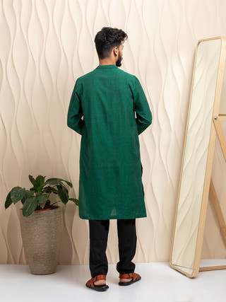 Prakriti Hands Spun Hand Woven Men's Kurta