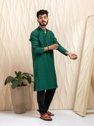 Prakriti Hands Spun Hand Woven Men's Kurta