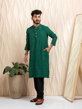 Prakriti Hands Spun Hand Woven Men's Kurta
