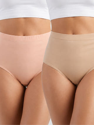 Vanilla & Blush Organic Cotton Classic Briefs | Pack Of 2