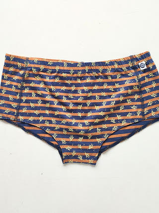 Mocha & Ocean Organic Cotton Boyshorts | Pack Of 2