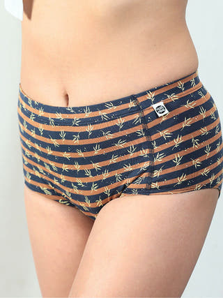 Mocha & Ocean Organic Cotton Boyshorts | Pack Of 2