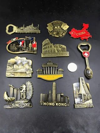 Fridge Magnet - Brass