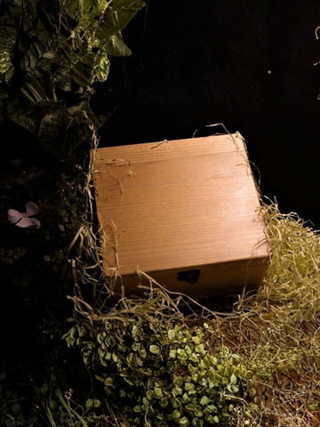 Wooden Box For Hamper