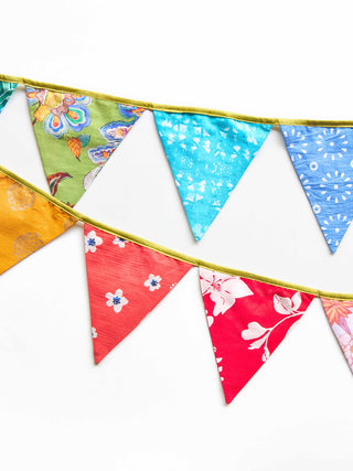 Upcycled Rainbow Banner Bunting Use Me Works