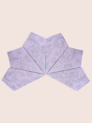 Tabitha Handwoven Napkins Set Of 6 Pcs Purple Veaves