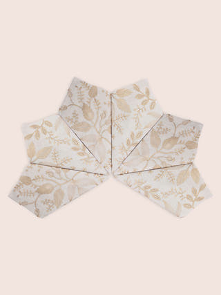 Vanessa Handwoven Napkins Set Of 6 Pcs Cream Veaves