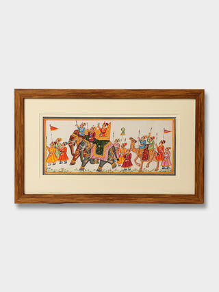 Kangra Miniature: Procession 1 ARAVALI