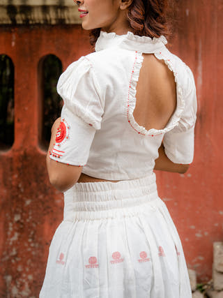 Flourish Women's Blouses Cotton Blouses for Party wear