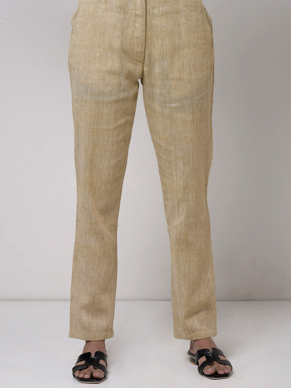 Ayana Handwoven Trousers Mustard
