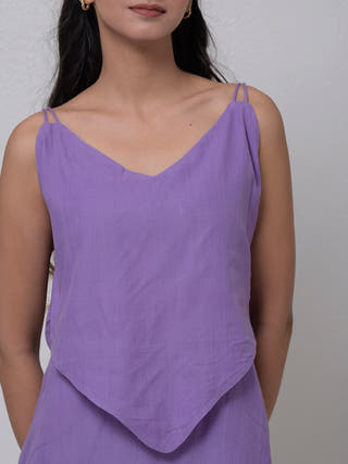 Ruby Cotton Top Purple Veaves