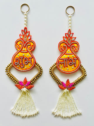 Vibhuti Festive Shubh Labh Door Hangings | Set of 2