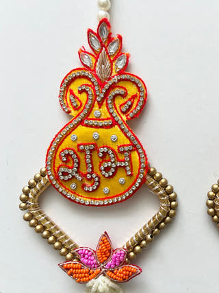 Vibhuti Festive Shubh Labh Door Hangings | Set of 2
