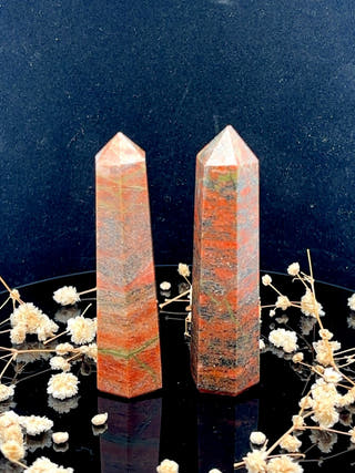 Unakite Obelisk Balance & Renewal Point