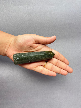 Green Mica Obelisk Natural Energy Tower