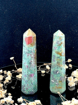 Ruby Fuchsite Obelisk Heart Awakening Tower