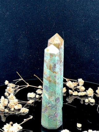 Ruby Fuchsite Obelisk Heart Awakening Tower